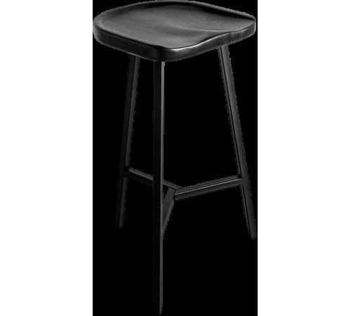 Табурет Stal-Massiv PopART-65 черный/черный