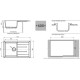 Кухонная мойка GranFest Quadro GF-Q780L серый