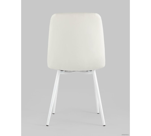 Стул Stool Group Oliver экокожа белый/белые ножки