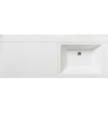 Умывальник Runo Гамма 120 лайт с левым крылом белый