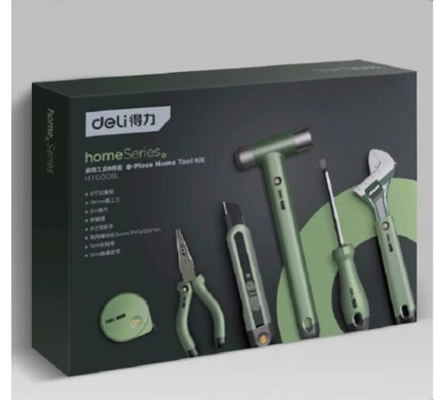Набор домашнего мастера Deli EHT0008L 8 предметов
