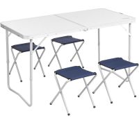 Стол со стульями Premier Fishing T-PR-FS-60x120+4-1