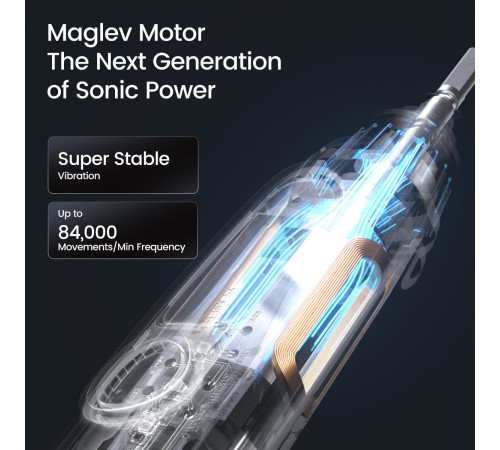 Электрическая зубная щетка Oclean X Pro Digital Set серебристый