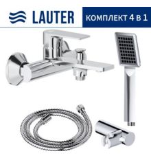 Смеситель Lauter Reef 21CK6678C + 21СКFG80101C + 21S00103 + 21CKFS90120