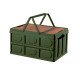 Органайзер для хранения Happy Home складной со столиком и ручками HH-004 30 л зеленый