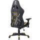 Игровое геймерское кресло Evolution Tactic PRO Special edition D4 черный/желтый