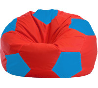 Кресло-мешок Flagman Мяч Стандарт М1.1-179 красный/голубой