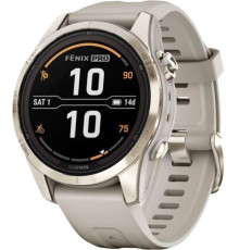 Умные часы Garmin Fenix 7S Pro Sapphire Solar мягкое золото/песок