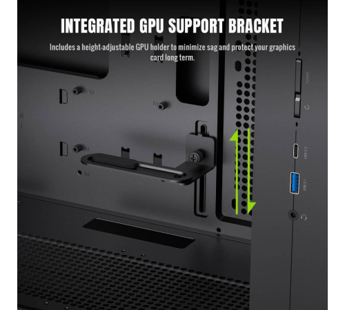 Корпус GameMax Legend CLAW 360 черный