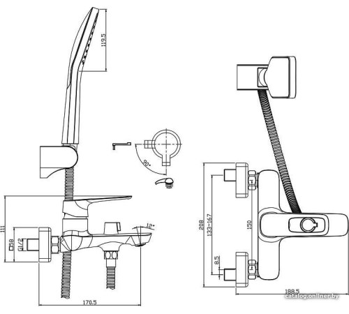 Смеситель Rossinka Silvermix RS46-30