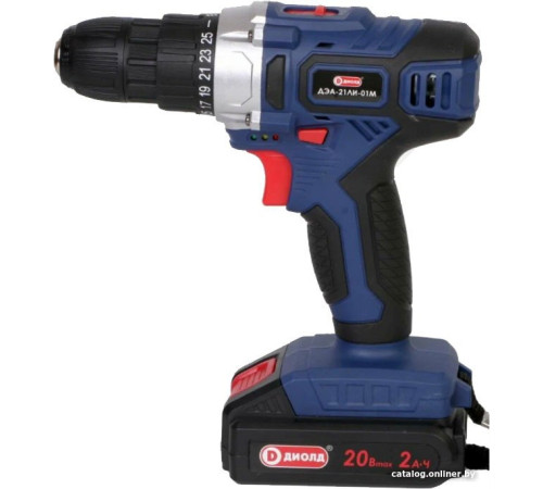 Дрель-шуруповерт ДИОЛД ДЭА-21ЛИ-01М 10300161 без АКБ