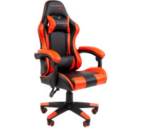 Игровое геймерское кресло CHAIRMAN Game CH29 экокожа черный/красный