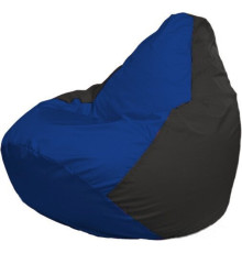 Кресло-мешок Flagman Груша Макси Г2.1-115 черный/синий