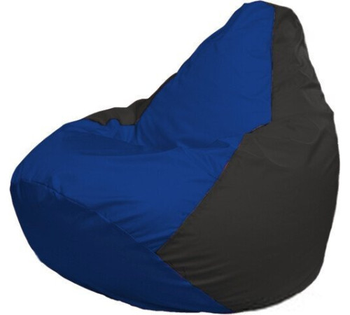 Кресло-мешок Flagman Груша Макси Г2.1-115 черный/синий