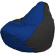 Кресло-мешок Flagman Груша Макси Г2.1-115 черный/синий