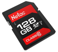 Карта памяти Netac SDXC 128GB U1/C10 Netac P600