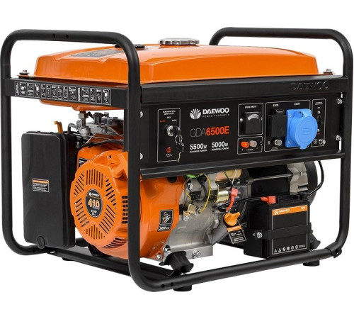 Бензиновый генератор  Daewoo Power GDA 6500E