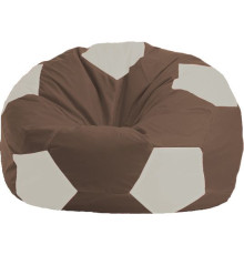 Кресло-мешок Flagman Мяч Стандарт М1.1-316 коричневый/белый