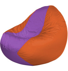 Кресло-мешок Flagman Classic К2.1-158 оранжевый/сиреневый