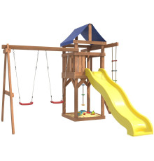Игровой комплекс National Tree Company С качелями лодочка для улицы и дачи IgroWoods ДП-1