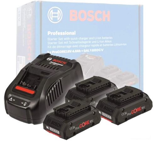 Аккумулятор с зарядным устройством Bosch ProCORE Professional 0615990N2G 18В/4 Ah + 14.4-18В
