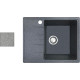 Кухонная мойка БелЭворс Mila R серый, без сифона