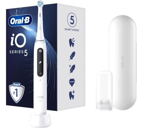 Электрическая зубная щетка Oral-B iO 5 IOG5.1A6.1DK белый