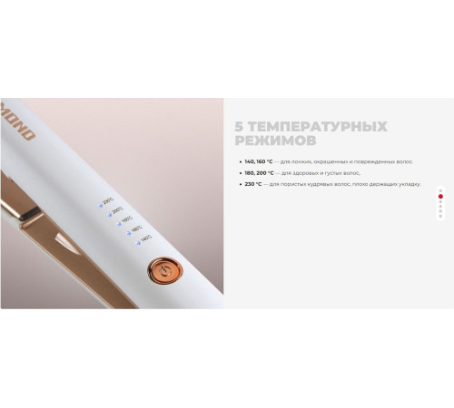 Выпрямитель Redmond Редмонд HS1715 белый