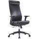 Офисное кресло SitZone CH-366A натуральная кожа, черный