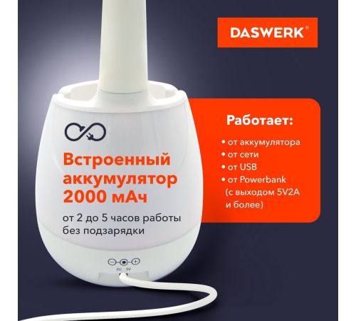Настольная лампа Daswerk 238326