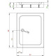 Душевой поддон Radaway Laros D Compact 100x80 [SLD81017-01]