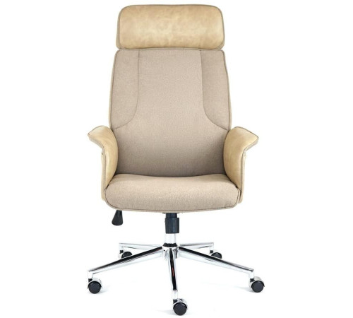 Кресло TetChair Softy LUX флок, бежевый