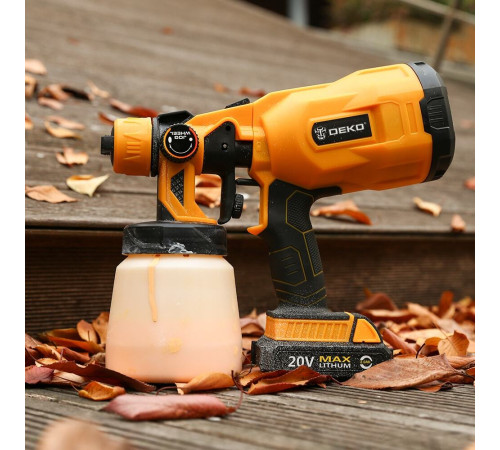 Краскораспылитель Deko DKSG20K2 с 1-им АКБ