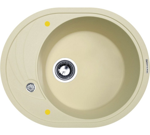 Кухонная мойка Zigmund & Shtain Kreis OV 575 молодое шампанское
