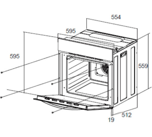 Электрический духовой шкаф MAUNFELD EOEC.566TW