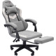 Игровое геймерское кресло CHAIRMAN CH26 ткань, серый