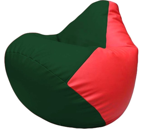 Кресло-мешок Flagman Груша Макси Г2.3-0109 зелёный/красный