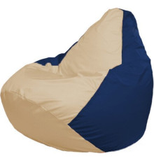 Кресло-мешок Flagman Груша Макси Г2.1-133 синий темный/бежевый