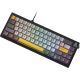 Клавиатура Ajazz AK650 Wired серый/белый/желтый, Ajazz Bright Moon