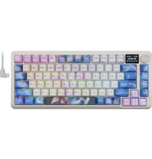 Клавиатура Redragon Flekact Pro белый/сиреневый/синий
