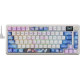 Клавиатура Redragon Flekact Pro белый/сиреневый/синий