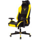 Игровое геймерское кресло Бюрократ Knight Neon черный/желтый экокожа