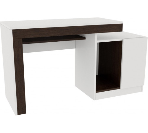 Офисный стол Woodville Модена белый/венге