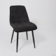 Стул AksHome Caris черный микровелюр CD2302-29/черный