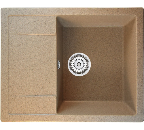 Кухонная мойка Berge BR-6502 песочный матовый