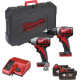 Milwaukee M18 BPP2D-402C 4933447126 шуруповерт, винтоверт, 2 АКБ, кейс