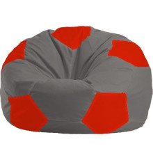 Кресло-мешок Flagman Мяч Стандарт М1.1-332 серый/красный