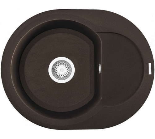 Кухонная мойка Elleci Easy Round 600 Espresso 78