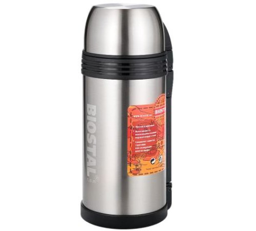 Термос для еды БИОСТАЛЬ NGP-1500P серебристый