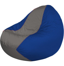 Кресло-мешок Flagman Classic К2.1-207 синий/серый темный